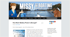 Desktop Screenshot of missygoesboating.com